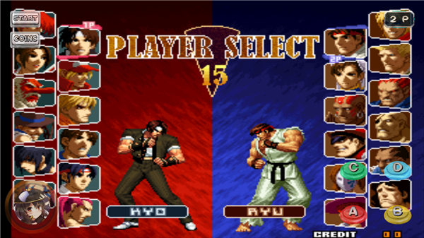 拳皇vs街霸加强版