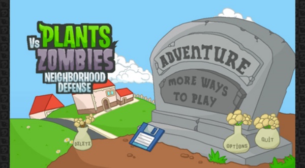 Plants vs Zombies Neighborhood Defense