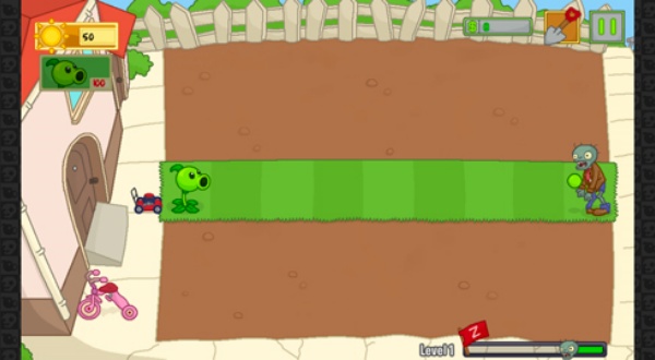 Plants vs Zombies Neighborhood Defense