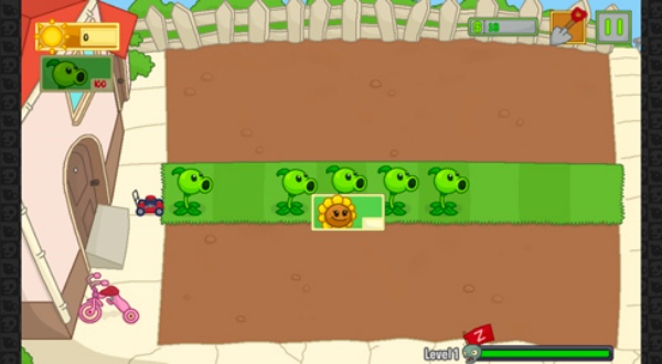 Plants vs Zombies Neighborhood Defense