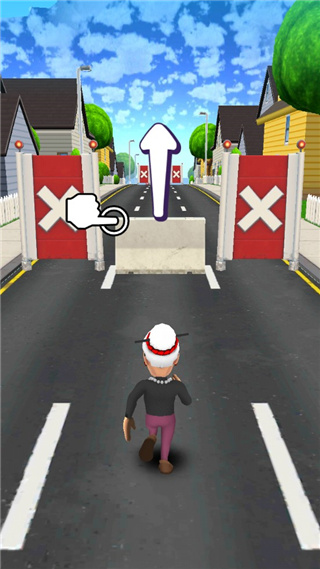 愤怒的老奶奶跑酷