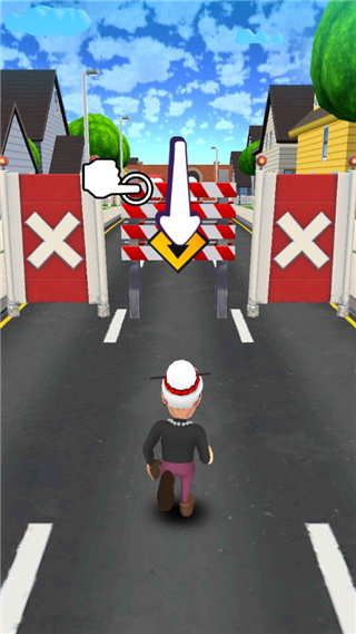 愤怒的老奶奶跑酷