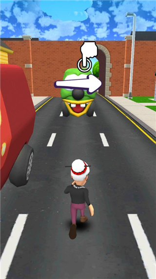 愤怒的老奶奶跑酷