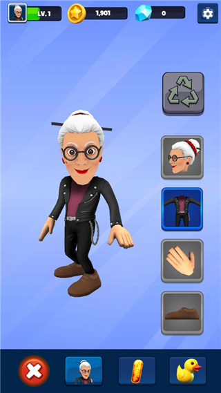 愤怒的老奶奶跑酷