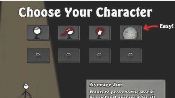 火柴人打羽毛球